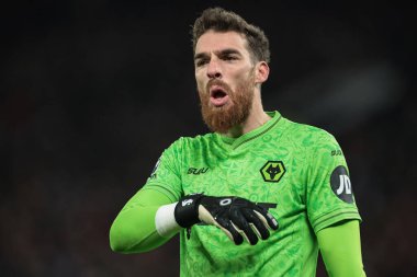Wolverhampton Wanderers kalecisi Jose Sa 30 Aralık 2025 'te Old Trafford, Manchester, İngiltere' de Manchester United ve Wolverhampton Wanderers maçında tepki gösterdi.