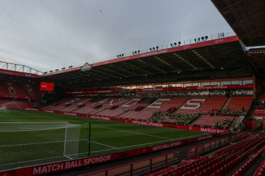 Bramall Lane 'in, 1 Ocak 2026' da Bramall Lane, Sheffield, İngiltere 'de oynanan Sheffield United - Leicester City maçı öncesinde genel bir görüntüsü.
