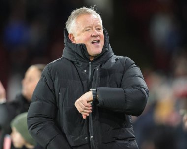 Chris Wilder, Sheffield United 'ın teknik direktörü. 1 Ocak 2026' da Sheffield United 'a karşı Leicester City Bramall Lane, Sheffield, İngiltere' de oynanan maçta.