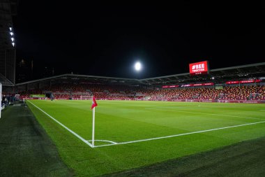 Premier Lig karşılaşması öncesinde Gtech halk stadyumunun genel görünümü Brentford Tottenham Hotspur 'a karşı Gtech Community Stadyumu, Londra, 1 Ocak 2026