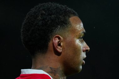 Neck tattoos of Morgan Whittaker of Middlesbrough during the Sky Bet Championship match Derby County vs Middlesbrough at Pride Park Stadium, Derby, United Kingdom, 1st January 2026