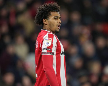Sam McCallum of Sheffield United during the Sky Bet Championship match Sheffield United vs Leicester City at Bramall Lane, Sheffield, United Kingdom, 1st January 2026