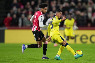 Premier Lig maçı sırasında Brentford Tottenham Hotspur 'a karşı Gtech Community Stadyumu, Londra, 1 Ocak 2026