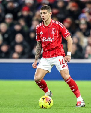 Nicolas Dominguez of Nottingham Forest during the Premier League match Nottingham Forest vs Everton at City Ground, Nottingham, United Kingdom, 30th December 2026