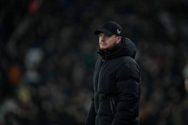 Kim Hellberg manager of Middlesbrough looks on during the Sky Bet Championship match Derby County vs Middlesbrough at Pride Park Stadium, Derby, United Kingdom, 1st January 2026