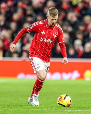Oleksandr Zinchenko of Nottingham Forest during the Premier League match Nottingham Forest vs Everton at City Ground, Nottingham, United Kingdom, 30th December 2026