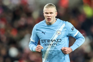 Manchester City 'den Erling Haland Premier League maçı sırasında Sunderland Manchester City' ye karşı Stadium Of Light, Sunderland, İngiltere, 1 Ocak 2026