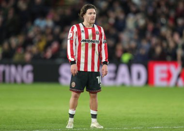 Sheffield United takımından Callum O 'Hare 1 Ocak 2026' da Bramall Lane, Sheffield, İngiltere 'de Sheffield United ile Leicester City maçında karşılaşacak.