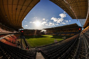 A general view of Molineux Stadium ahead of the Premier League match Wolverhampton Wanderers vs West Ham United at Molineux, Wolverhampton, United Kingdom, 3rd January 2026