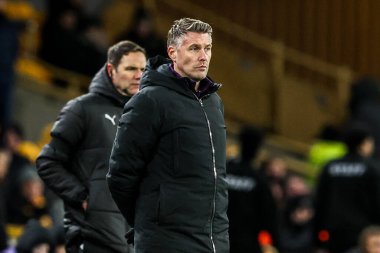 Rob Edwards manager of Wolverhampton Wanderers during the Premier League match Wolverhampton Wanderers vs West Ham United at Molineux, Wolverhampton, United Kingdom, 3rd January 2026
