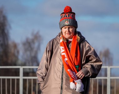 A Wrexham fan walks towards the stadium prior to kick off during the Sky Bet Championship match Derby County vs Wrexham at Pride Park Stadium, Derby, United Kingdom, 4th January 2026