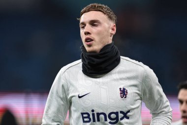 Cole Palmer of Chelsea in the pregame warmup session during the Premier League match Manchester City vs Chelsea at Etihad Stadium, Manchester, United Kingdom, 4th January 2025