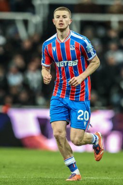 Kristal Saray 'dan Adam Wharton Premier Lig maçı sırasında Newcastle United, Crystal Palace' a karşı St. James 's Park, Newcastle, 4 Ocak 2026