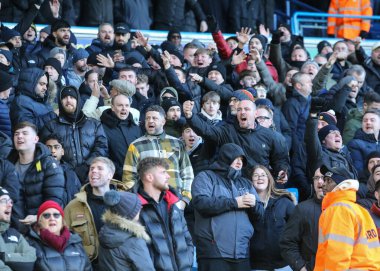Leeds United taraftarları Premier League maçında Leeds United ile Manchester United arasındaki Elland Road, Leeds, İngiltere, 4 Ocak 2026 'da karşı karşıya geldiler.