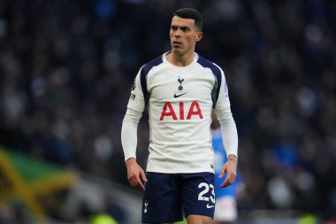 Tottenham Hotspur 'dan Pedro Porro Premier Lig maçı sırasında Tottenham Hotspur ile Sunderland arasında Tottenham Hotspur Stadyumu, Londra, 4 Ocak 2026