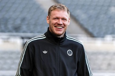 Newcastle United kalecisi Aaron Ramsdale, Premier League maçı sırasında St.James 's Park, Newcastle, İngiltere, 4 Ocak 2026' da Newcastle United ve Crystal Palace maçına geldi.