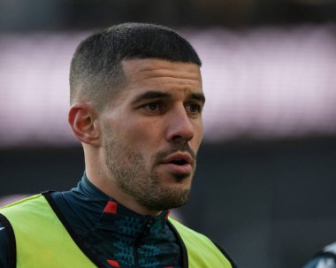 Conor Coady of Wrexham in the pregame warmup session during the Sky Bet Championship match Derby County vs Wrexham at Pride Park Stadium, Derby, United Kingdom, 4th January 2026