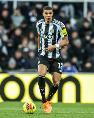 Newcastle United 'dan Malick Thiaw Premier Lig maçı sırasında Newcastle United, Crystal Palace' a karşı St. James 's Park, Newcastle, İngiltere, 4 Ocak 2026