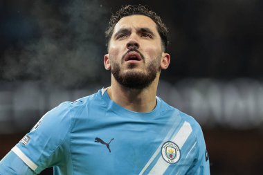 Manchester City - Chelsea Premier League maçı sırasında Manchester City maçı sırasında Manchester, Manchester Stadyumu 'nda Rayan Cherki, 4 Ocak 2026