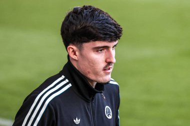 Newcastle United takımından Tino Livramento, 4 Ocak 2026 'da İngiltere' nin Newcastle kentindeki St. James 's Park' ta oynanan Premier League maçı sırasında sahaya çıktı.