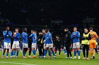 Sunderland players at full time during the Premier League match Tottenham Hotspur vs Sunderland at Tottenham Hotspur Stadium, London, United Kingdom, 4th January 2026