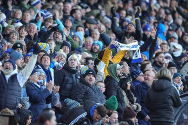 Leeds United taraftarları Premier League maçında Leeds United ile Manchester United arasındaki Elland Road, Leeds, İngiltere, 4 Ocak 2026 'da karşı karşıya geldiler.