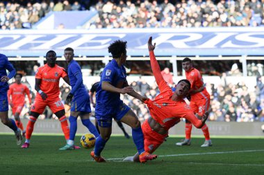 Bobby Thomas of Coventry City gets fouled during the Sky Bet Championship match Birmingham City vs Coventry City at St. Andrew's @ Knighthead Park, Birmingham, United Kingdom, 4th January 2026