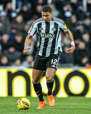 Newcastle United 'dan Malick Thiaw Premier Lig maçı sırasında Newcastle United, Crystal Palace' a karşı St. James 's Park, Newcastle, İngiltere, 4 Ocak 2026