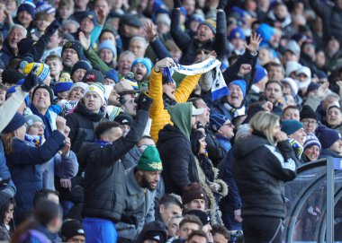 Leeds United taraftarları Premier League maçında Leeds United ile Manchester United arasındaki Elland Road, Leeds, İngiltere, 4 Ocak 2026 'da karşı karşıya geldiler.