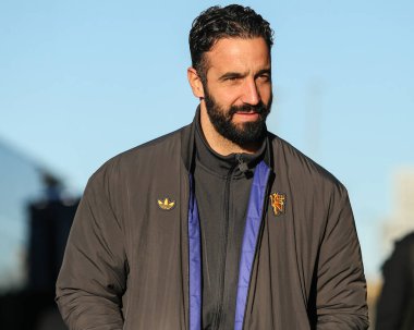 Ruben Amorim manager of Manchester United arrives ahead of the Premier League match Leeds United vs Manchester United at Elland Road, Leeds, United Kingdom, 4th January 2026