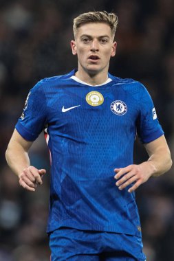 Chelsea 'den Liam Delap Manchester City ile Chelsea maçında Etihad Stadyumu' nda, 4 Ocak 2026