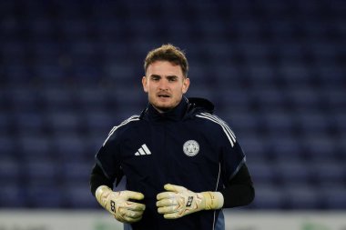 Leicester City kalecisi Jakub Stolarczyk maç öncesi ısınma maçında Leicester City - West Bromwich Albion maçı sırasında King Power Stadyumu, Leicester, İngiltere, 5 Ocak 2026