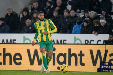 West Bromwich Albion 'dan George Campbell, 5 Ocak 2026' da King Power Stadyumu 'nda Leicester City ile West Bromwich Albion arasındaki Sky Bet Şampiyonası maçında pas attı.
