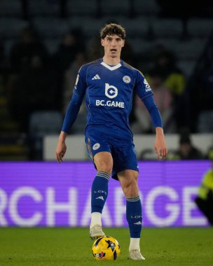 Leicester City 'den Ben Nelson, Leicester City ile West Bromwich Albion maçında King Power Stadyumu, Leicester, İngiltere, 5 Ocak 2026