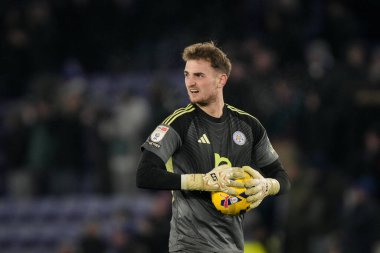 Leicester City kalecisi Jakub Stolarczyk Sky Bet Şampiyonası maçında Leicester City, West Bromwich Albion 'a karşı King Power Stadyumu, Leicester, İngiltere, 5 Ocak 2026