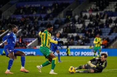 Leicester City kalecisi Jakub Stolarczyk, 5 Ocak 2026 'da King Power Stadyumu, Leicester' da Leicester City ile West Bromwich Albion arasındaki Sky Bet Şampiyonası maçında koşuyor.