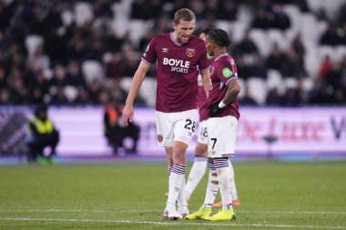 Premier Lig karşılaşmasında West Ham United ile Nottingham Ormanı arasında Londra Stadyumu 'nda oynanan karşılaşmada West Ham United' tan Tomas Soucek, 6 Ocak 2026