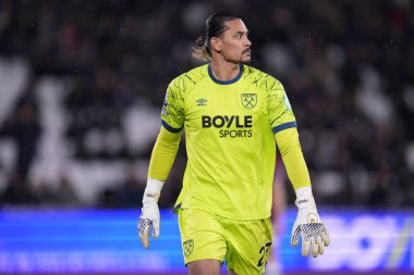 West Ham United 'ın Alphonse Areola maçı sırasında West Ham United Nottingham Forest' a karşı Londra Stadyumu, İngiltere, 6 Ocak 2026
