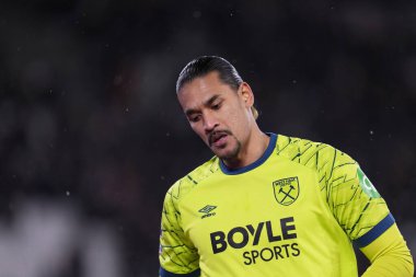 Alphonse Areola of West Ham United during the Premier League match West Ham United vs Nottingham Forest at London Stadium, London, United Kingdom, 6th January 2026