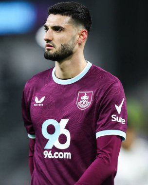 Burnley 'den Armando Broja Premier Lig maçı sırasında Burnley, Manchester United' a karşı Turf Moor, Burnley, İngiltere, 7 Ocak 2026