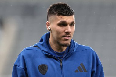Leeds United takımından Joel Piroe, İngiltere 'nin Newcastle şehrinde oynanan 7 Ocak 2026 tarihli Premier Lig maçı Newcastle United-Leeds United maçında sahaya çıktı.