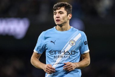 Manchester City 'den Nico Gonzalez Premier League maçında Manchester City, Etihad Stadyumu' nda Brighton ve Hove Albion 'a karşı, 7 Ocak 2026