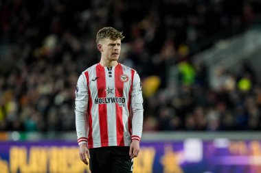 Brentford 'dan Keane Lewis-Potter Premier League maçında Brentford, Sunderland' a karşı Gtech Community Stadyumu, Londra, İngiltere, 7 Ocak 2026