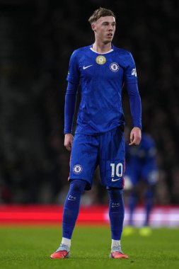 Chelsea 'den Cole Palmer Premier League maçında Fulham Chelsea' ye karşı Craven Cottage, Londra, İngiltere, 7 Ocak 2026