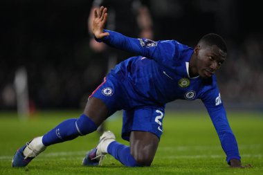 Chelsea 'den Moiss Caicedo Premier Lig maçı sırasında Fulham Chelsea' ye karşı Craven Cottage, Londra, İngiltere, 7 Ocak 2026
