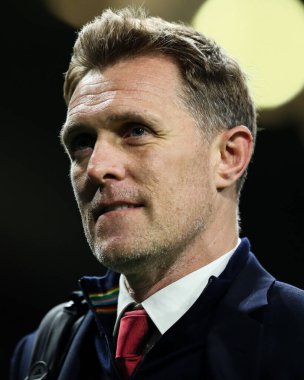 Manchester United 'ın geçici teknik direktörü Darren Fletcher, Burnley-Manchester United maçı öncesinde 7 Ocak 2026' da Turf Moor, Burnley, İngiltere 'de stadyuma geldi.