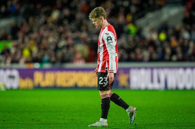 Brentford 'dan Keane Lewis-Potter Premier League maçında Brentford, Sunderland' a karşı Gtech Community Stadyumu, Londra, İngiltere, 7 Ocak 2026