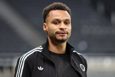 Newcastle Untie 'den Jacob Murphy Premier Lig maçı sırasında St.James' s Park, Newcastle, İngiltere 'de oynanan Newcastle United - Leeds United maçına geldi.