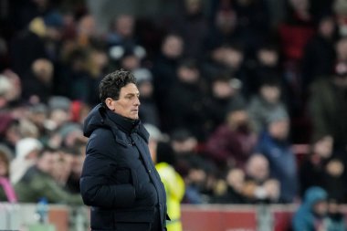 Brentford 'un Keith Andrews teknik direktörü, Premier Lig maçında Brentford Sunderland' a karşı Gtech Community Stadyumu, Londra, İngiltere, 7 Ocak 2026