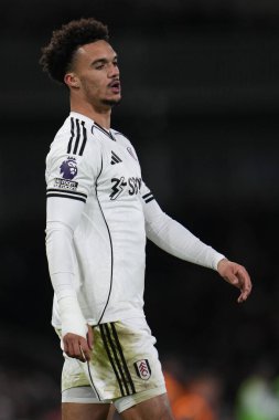 Fulham 'dan Antonee Robinson Premier League maçında Fulham Chelsea' ye karşı Craven Cottage, Londra, İngiltere, 7 Ocak 2026